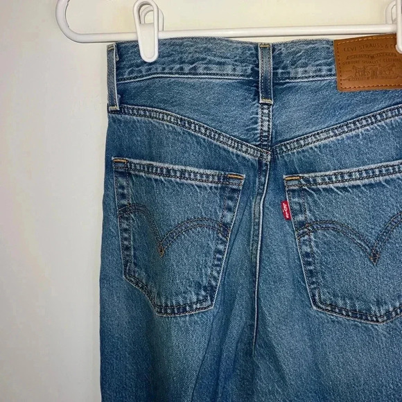 LEVIS RIBCAGE STRAIGHT JEANS SIZE 26 length 27 - Picture 8 of 14